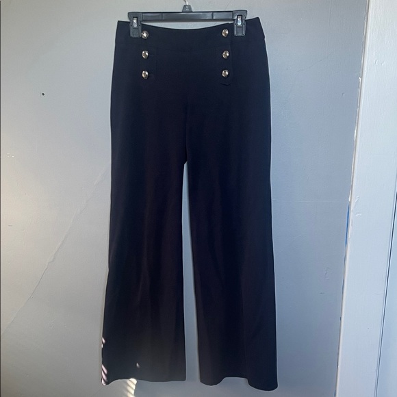 Express Pants - Express size 2R dark navy sailor waist flare casual pants